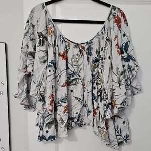 Floral Print Women's Top